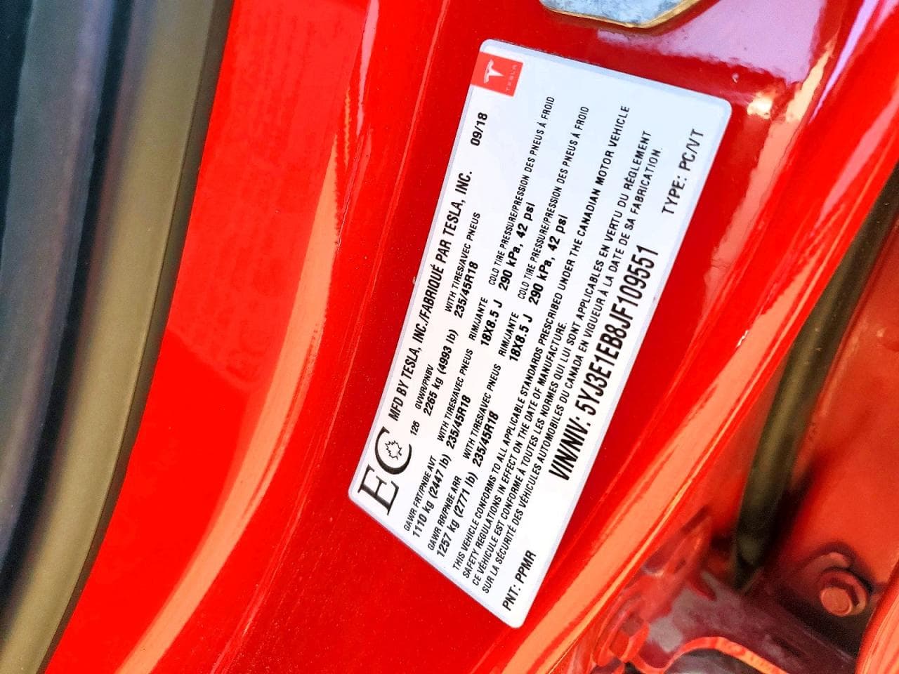 2018 Tesla Model 3, фото 11
